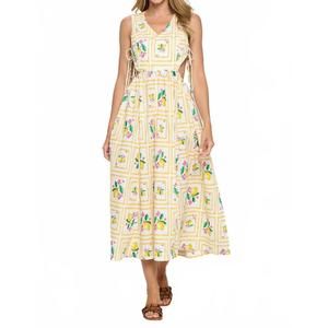 NEW MEET ME IN SANTORINI maxi dress in santorini citrus
